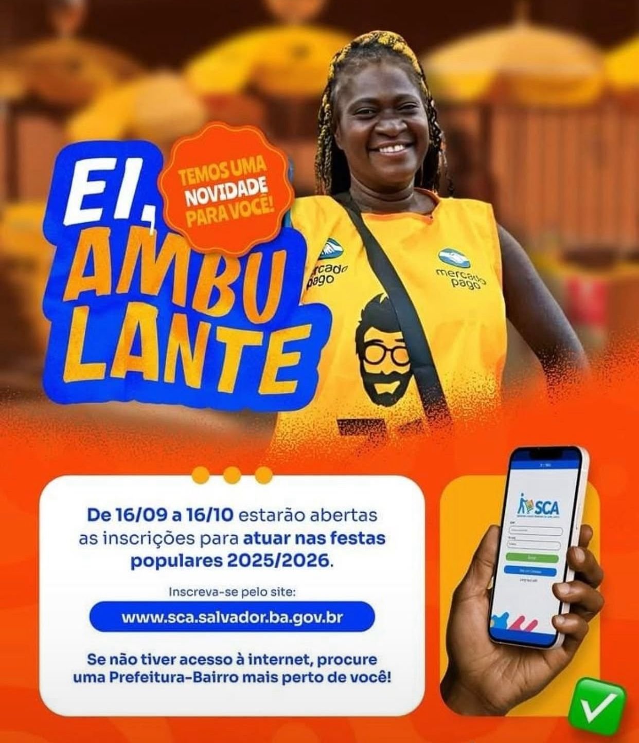 ATENÇÃO AMBULANTES!